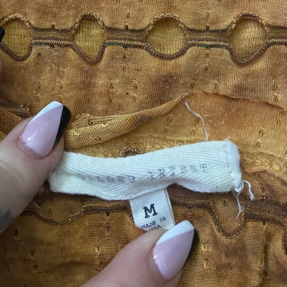 Gilded intent mustard yellow tank - Picture 3 of 5